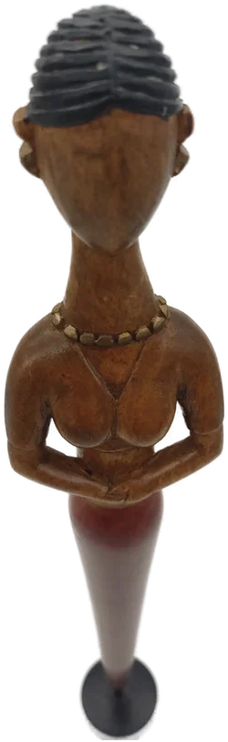 Balinesische Damenholzfigur | Handgefertigtes Unikat - Bild 7