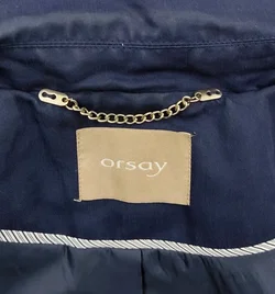 Orsay Damen Übergangsmantel dunkelblau Gr. XL - Bild 5