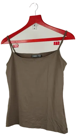 MEXX Damen Trägershirt dreierpack rot, braun, khaki- M/38 - Bild 5