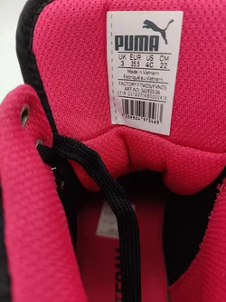 Puma Kinder Sneakers schwarz/pink Gr. 35.5 – Vorschau 4
