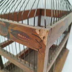 Antiquarischer Vogelkäfig - ca. 1880 / Einzigartiges Dekostück! - Bild 4
