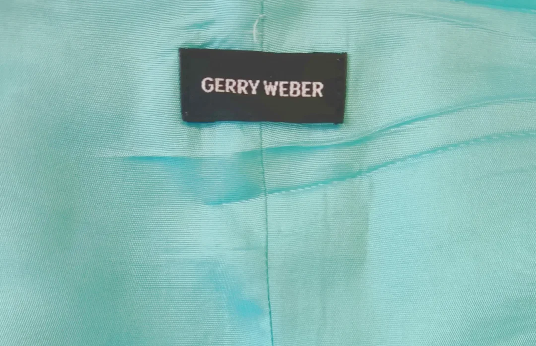 GERRY WEBER Damen Leinenkleid mit Bindegürtel türkis - 44 – Bild 5