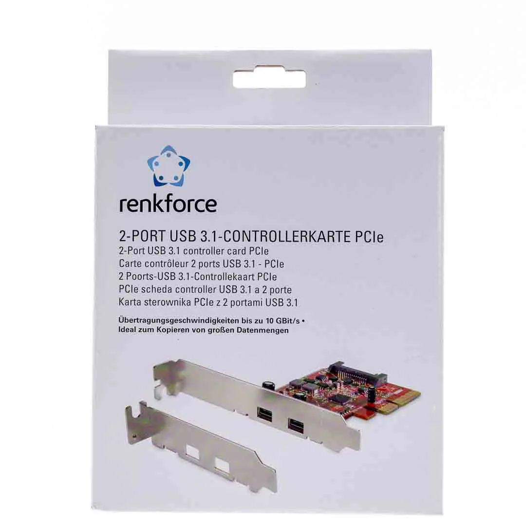 2 Port5 USB 3.1 Controllerkarte PCIe – Bild 3