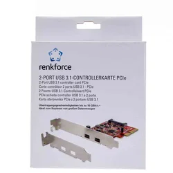 2 Port5 USB 3.1 Controllerkarte PCIe - Bild 3