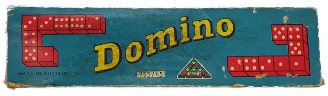 Hermus Domino Spiel mit 40 Steinen schwarz - Bild 4