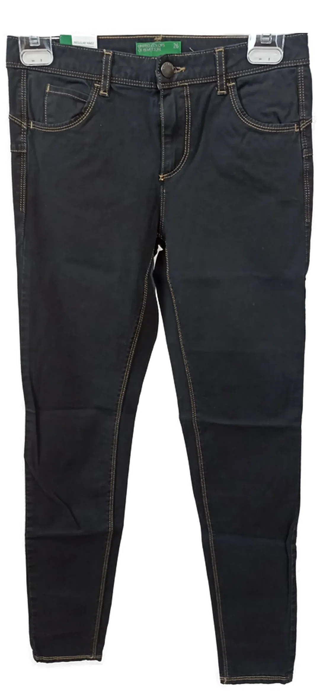 United Colors of Benetton Damen Jeans schwarz Gr. 26 - Bild 4