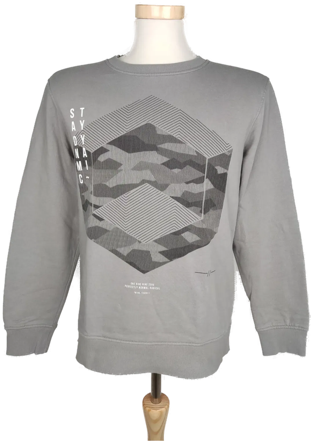 Jack&Jones Herren Sweater grau bedruckt - L/50 - Bild 1