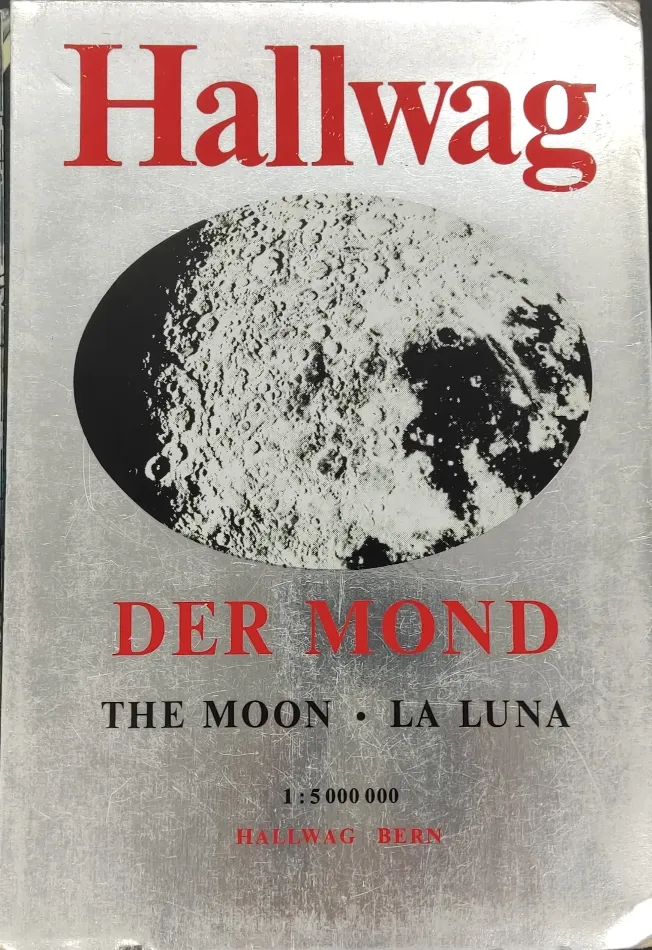 Hallwag La Lune/ Der Mond/ The Moon 1:5.000.000  von 1982 Poster - Bild 4