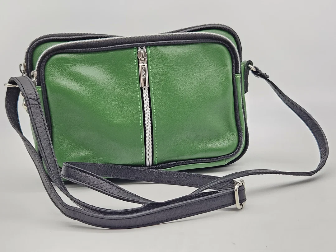 Damen Ledertasche - grün - Bild 1