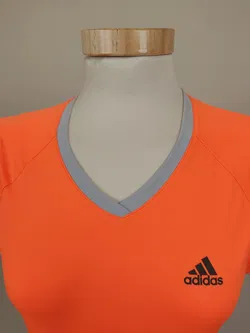 Adidas Damen T-Shirt orange Gr.XS(30/32) - Bild 4