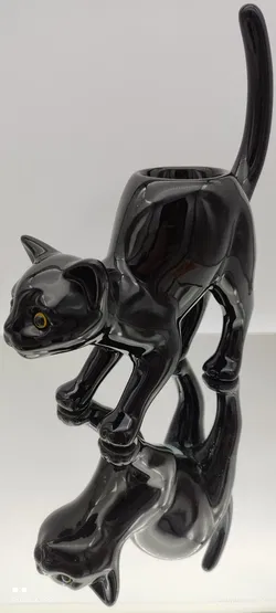 PartyLite Teelichthalter Schwarzer Katze - Bild 2