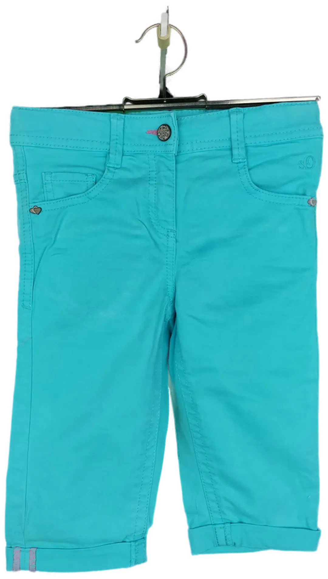 s.Oliver Mädchen 3/4 Hose türkisblau - 116 - Bild 4