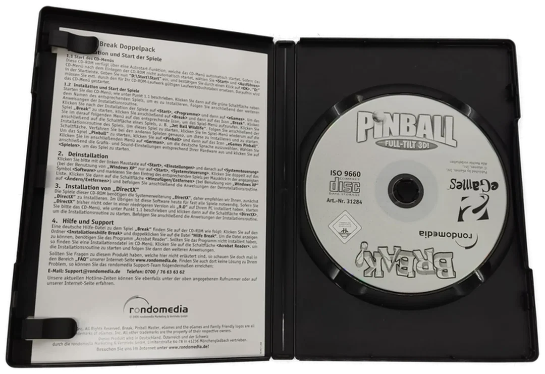 PC Game CD-ROM Pinball Full-Tilt 3D! und Break! – Bild 3