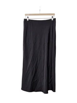 Zara Damen langer Rock, schwarz - M / 38  – Vorschau 2