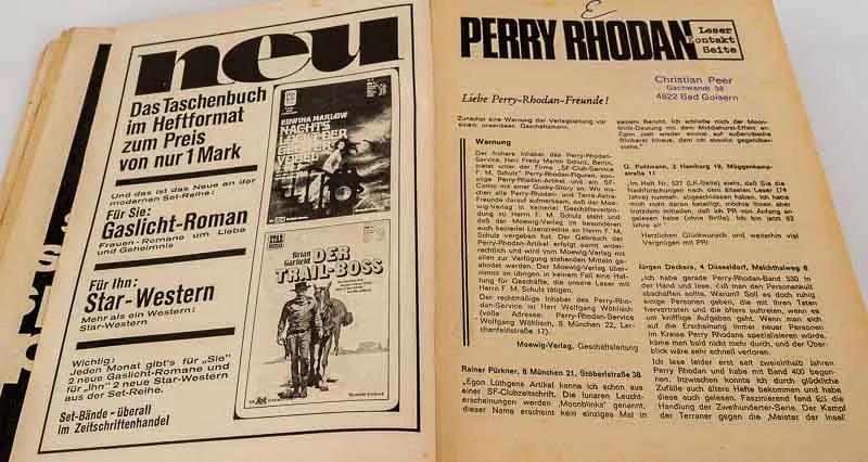 Perry Rhodan (Moewig) 1. Auflage Nummer 550 - 561 – Bild 3