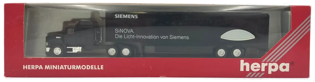 Herpa Miniaturmodell Sattelzug Siemens SiNOVA - Bild 1