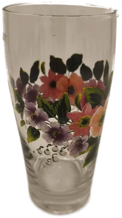 Glasvase, Gefäß bemalt, Jubiläum 70 - Bild 2