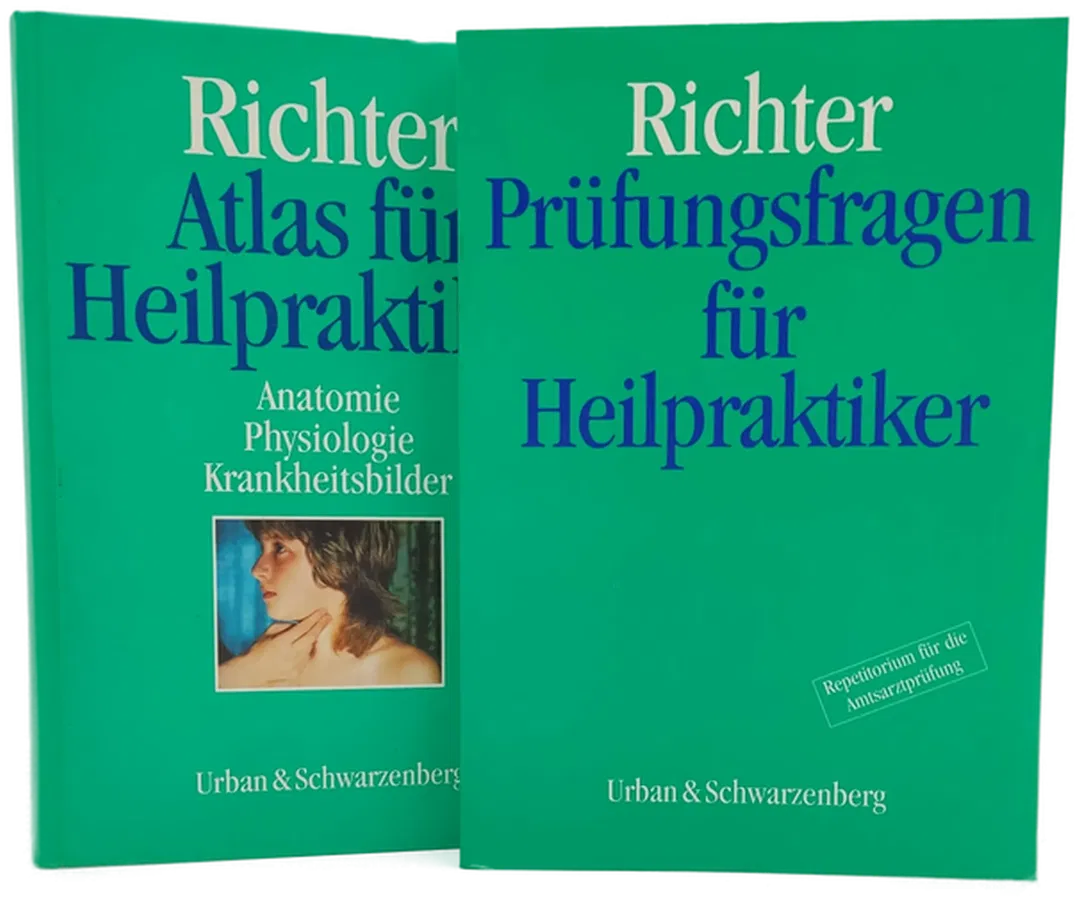 Atlas für Heilpraktiker / Prüfungsfragen für Heilpraktiker - Isolde Richter, 2 Bände - Bild 2