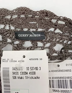 Gerry Weber Damenstrickjacke khaki Gr. L - Bild 5
