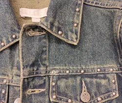 tEENS Kinder Jeansjacke mit Nieten blau - 140 - Bild 3