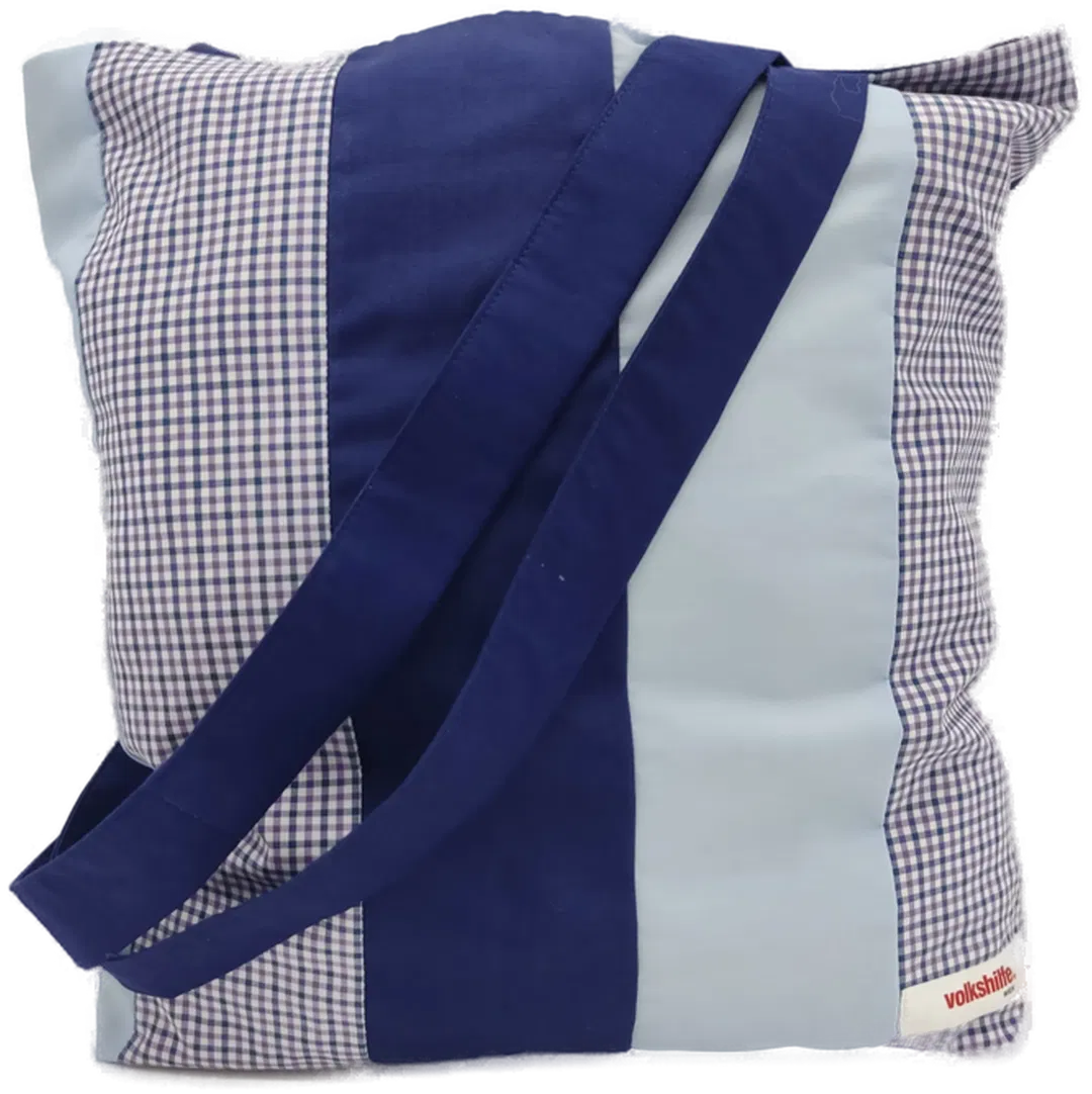 Tragtasche Stoff mehrfarbig + Henkel - Bild 1