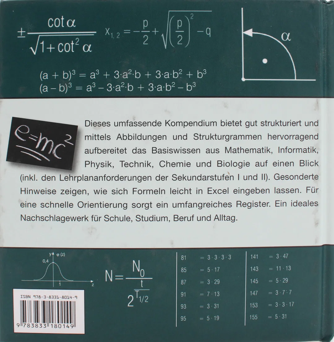 Formeln und Tabellen – Bild 2