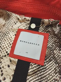 Rino & Pelle Damen Lederjacke, orange - Gr. XS - Bild 4