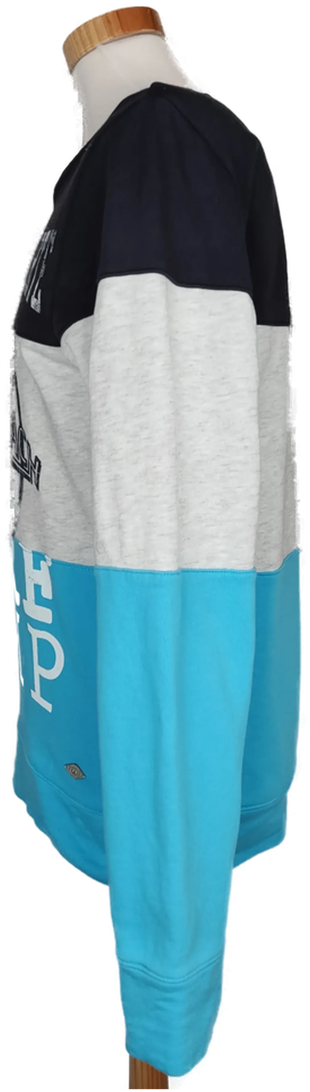 Esprit Herren Pullover schwarz/grau/blau gestreift - 48/50 – Bild 3