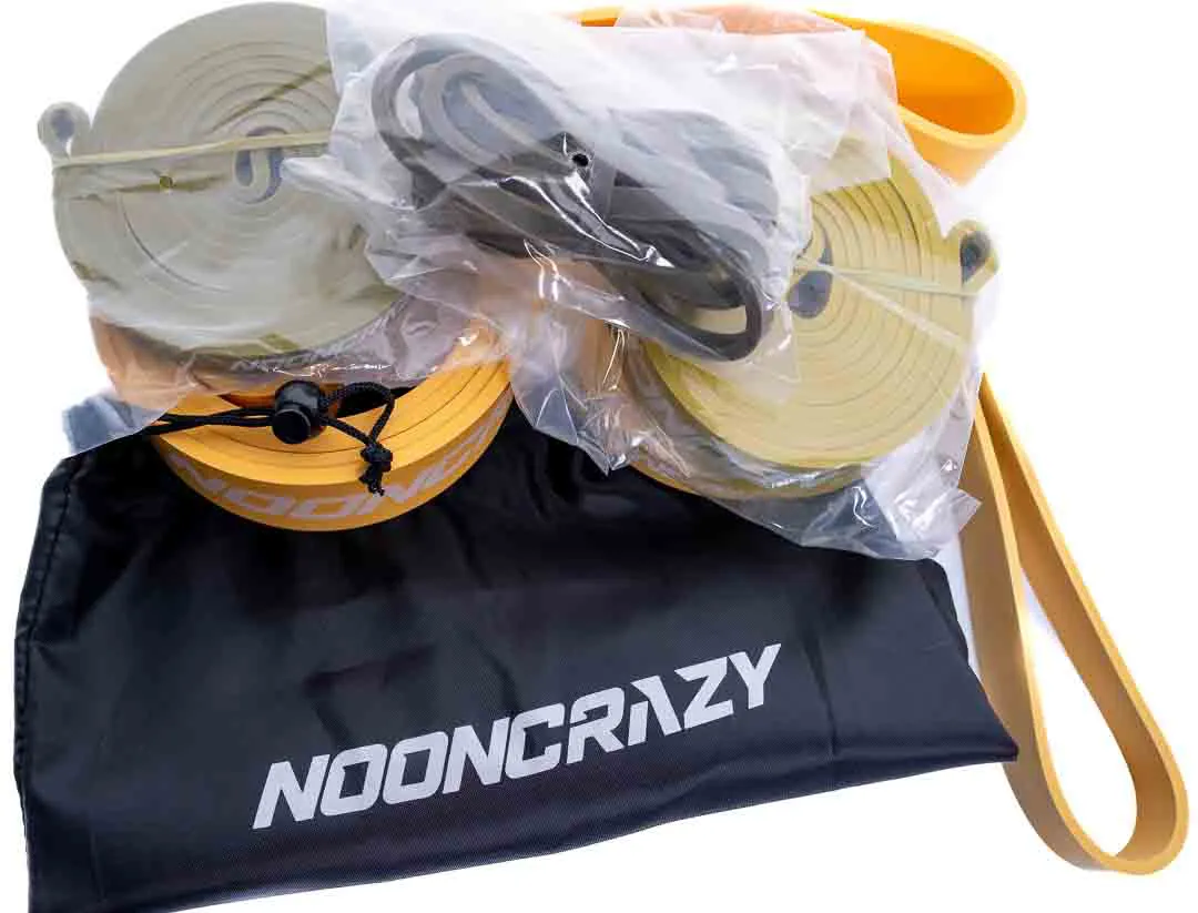 Nooncrazy Widerstandsbänder / Fitnessbänder Set in verschiedenen Längen und Farben – Bild 2