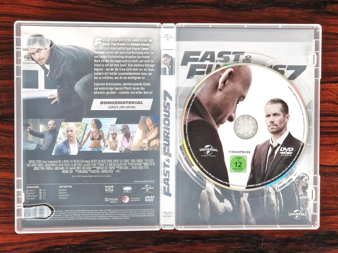 Fast & Furious 7 - Film - DVD – Bild 3