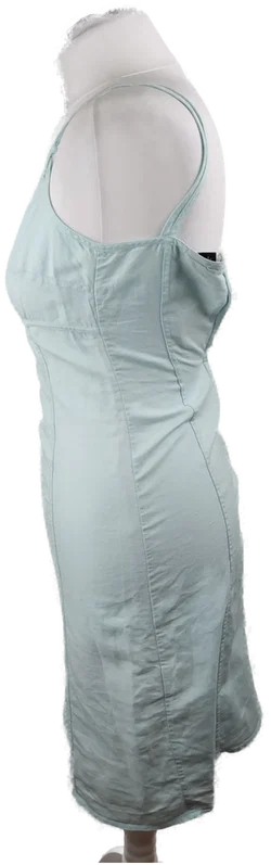 H&M Leinen-Minikleid in Hellblau | Sommerliche Eleganz – Vorschau 2
