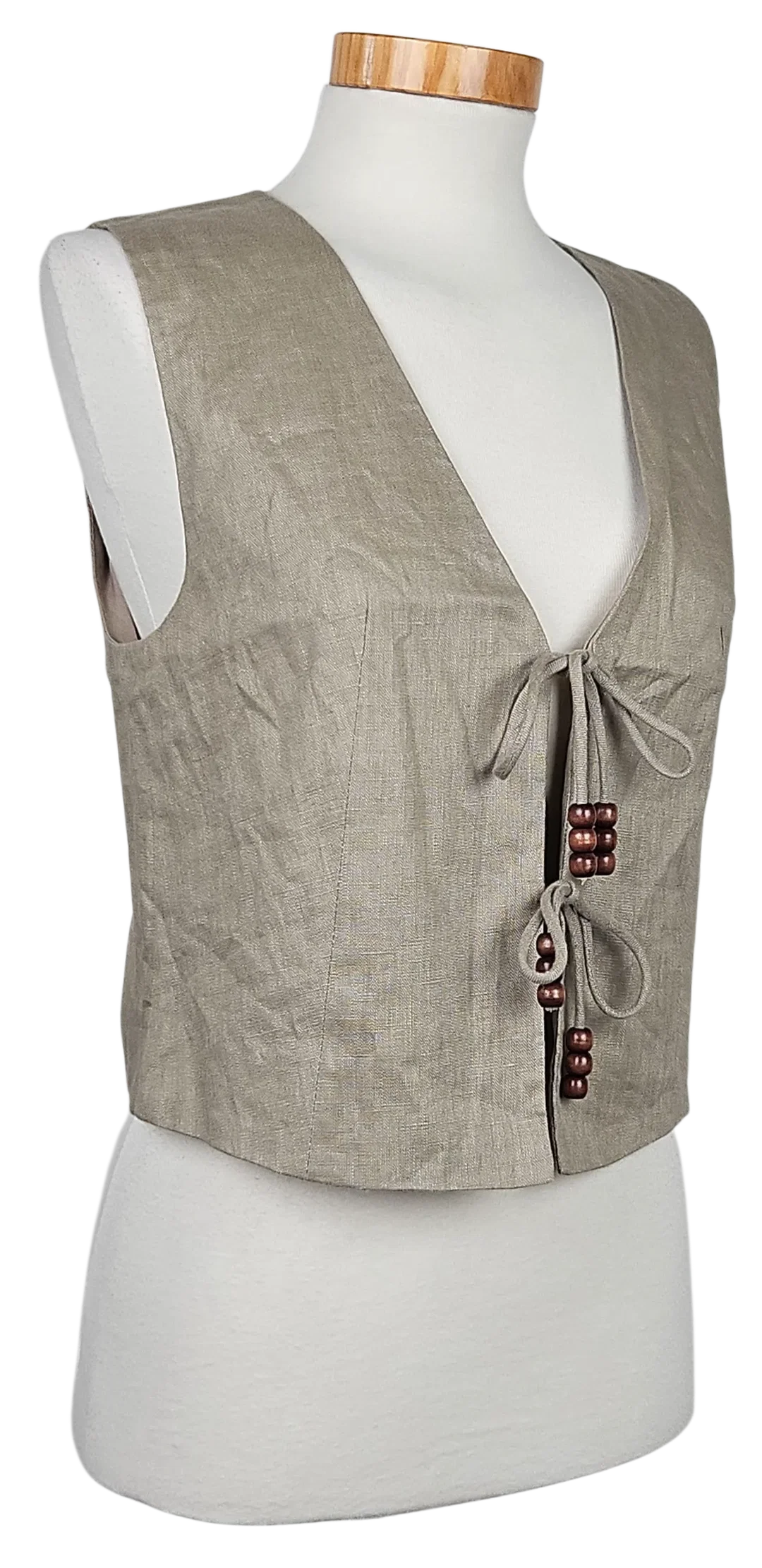 ZARA Damen Weste, beige - Gr. XS  – Bild 2