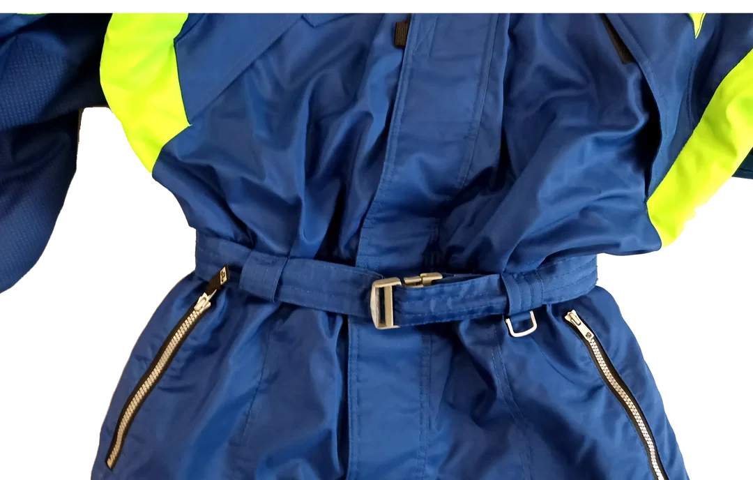 Brugi Snow Line Herren Skioverall blau/grün Gr. 56 – Bild 3