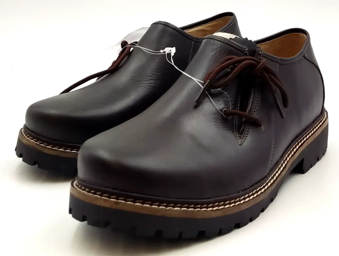 "Der Wildschütz" Herren Trachtenschuhe braun Gr. 43  – Bild 3