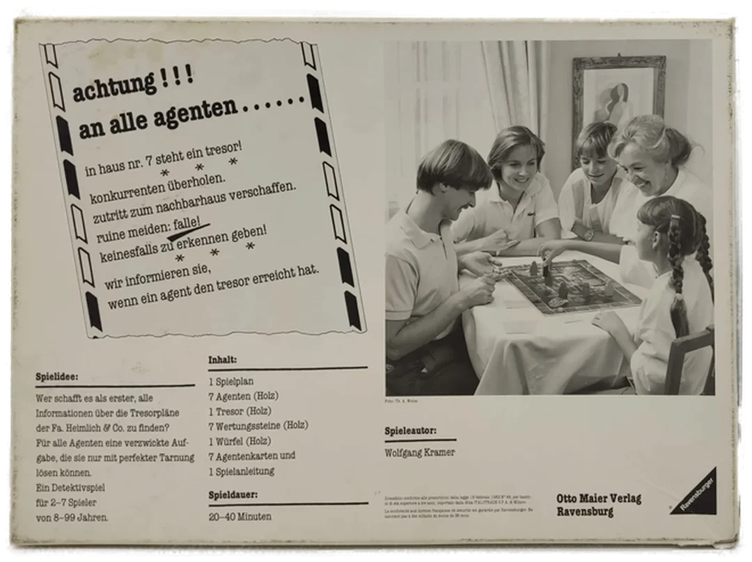 Heimlich & Co. Ravensburger Spiel des Jahres 1986 – Bild 4
