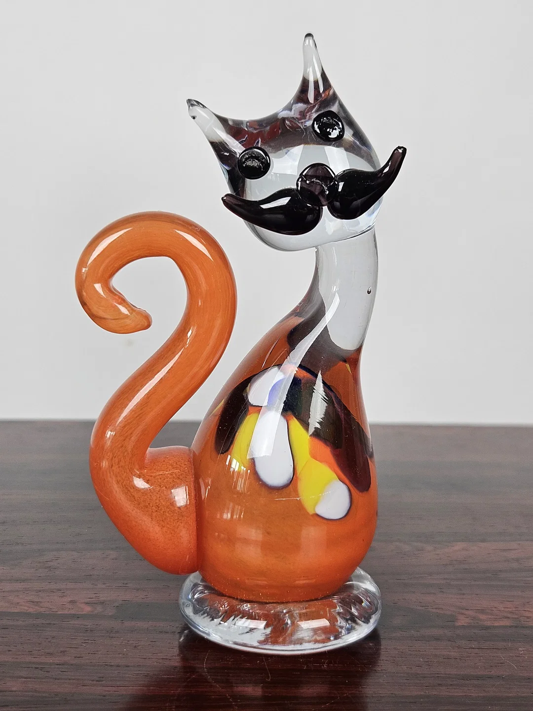 Dekorative Katze aus Glas handgefertigt - Bild 1