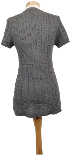 S. Oliver Damen Strickweste grau Gr. 34 - Bild 3