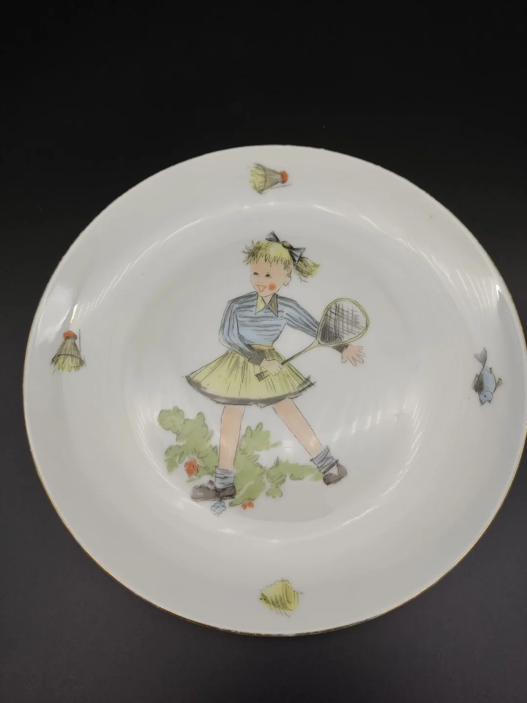 Winterling - Vintage Moccatasse & 4x Dessert-Teller – Bild 7