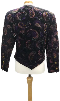 Sandra Cellini Damenblazer Vintage schwarz - M/38 - Bild 2