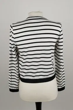 Marc Cain Gestreiftes Oberteil - Gr. N1, 100% Baumwolle - Bild 3