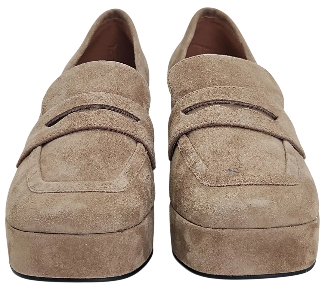 BIBI LOU Damen Plateau Schuhe, beige - Gr. 38 – Bild 4