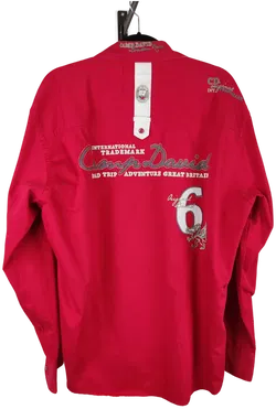 Camp David Herren Hemd rot - XL/52 - Bild 2