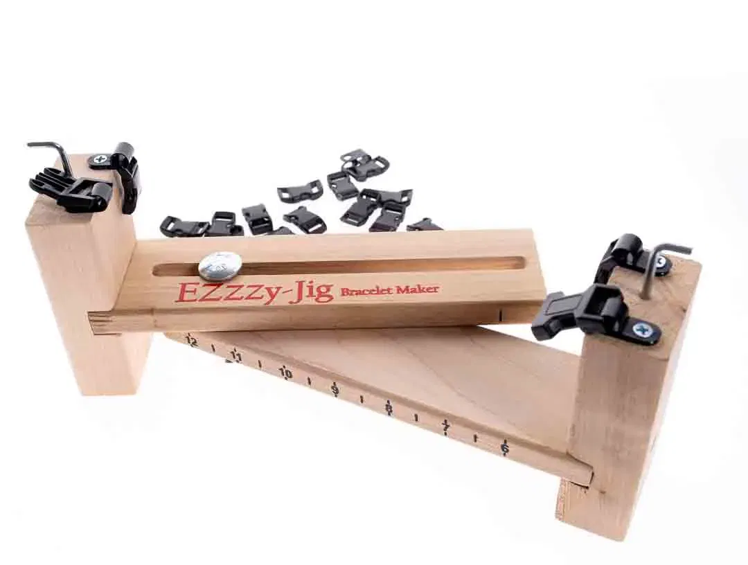 EZZZY-JIG Armbandmacher-Baukasten aus Holz, Länge 25cm - Bild 4