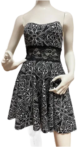 WILDDAISY Damen Minikleid Sommerparty Gr. S floral - Bild 1