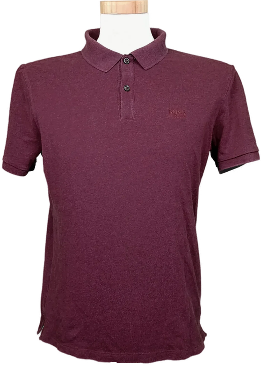 Hugo Boss Herrenpolo bordeaux Gr. M – Bild 1