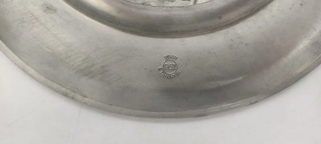 Artina/SKS Wanduhr Spitzweg aus Zinn, ⌀ 25cm – Bild 3