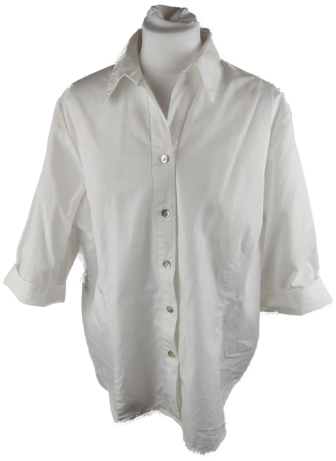 Baumwollbluse Gr. 44 | Casual-Klassiker – Bild 1