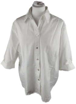 Baumwollbluse Gr. 44 | Casual-Klassiker – Vorschau 1