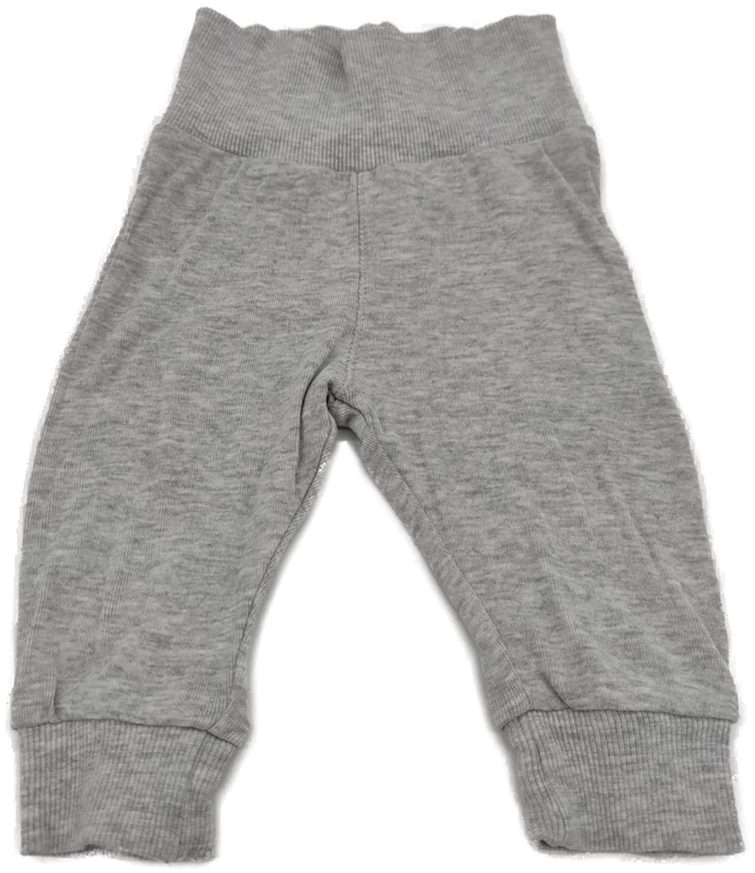 Babyhose "H&M", lang mit Gummizugbund, graumeliert, Größe 62 – Bild 1