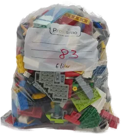 1 Kilo Lego Steine gemischt - Bild 1